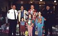 Christmas party with Bedford Police and Fire